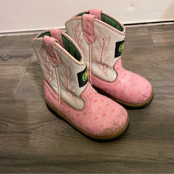 John Deere Shoes John Deere Cowboy Boots Little Girls 65m Pink